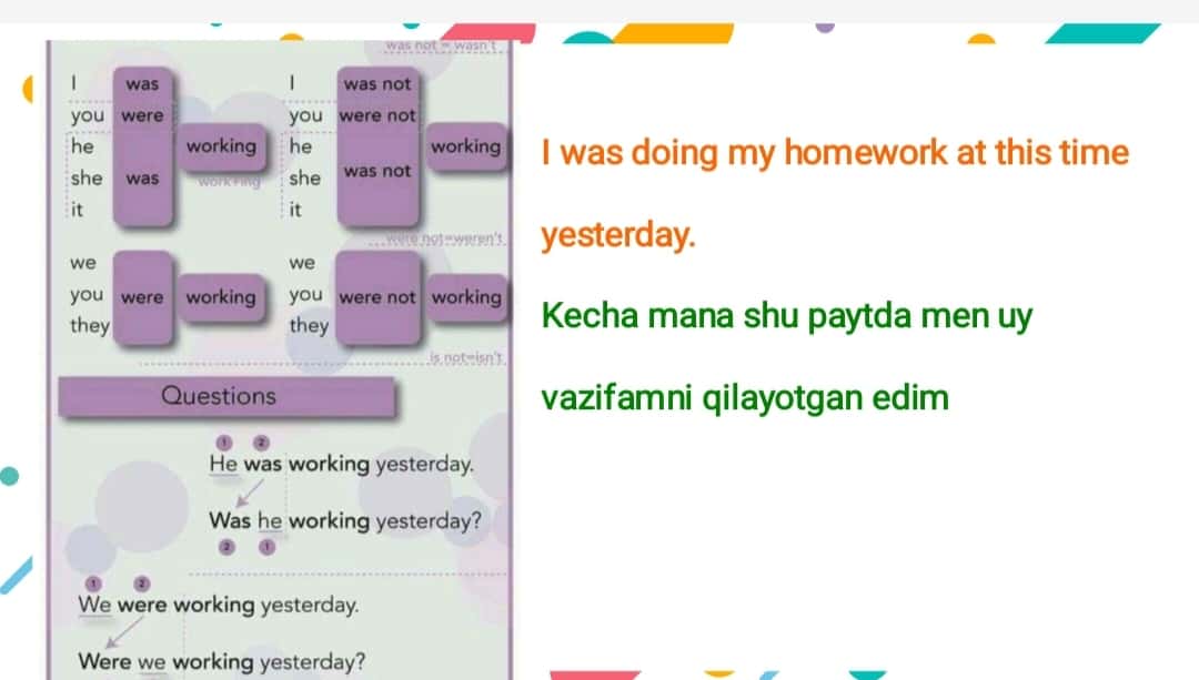 Past Continuous Tense 1
