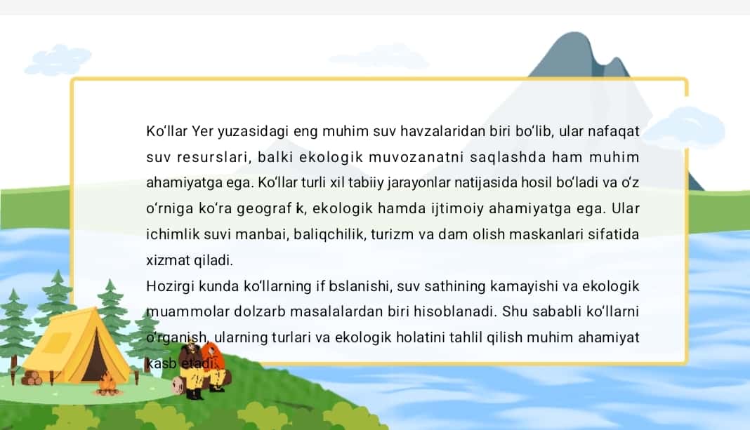ko`llar va ularning turlari 1