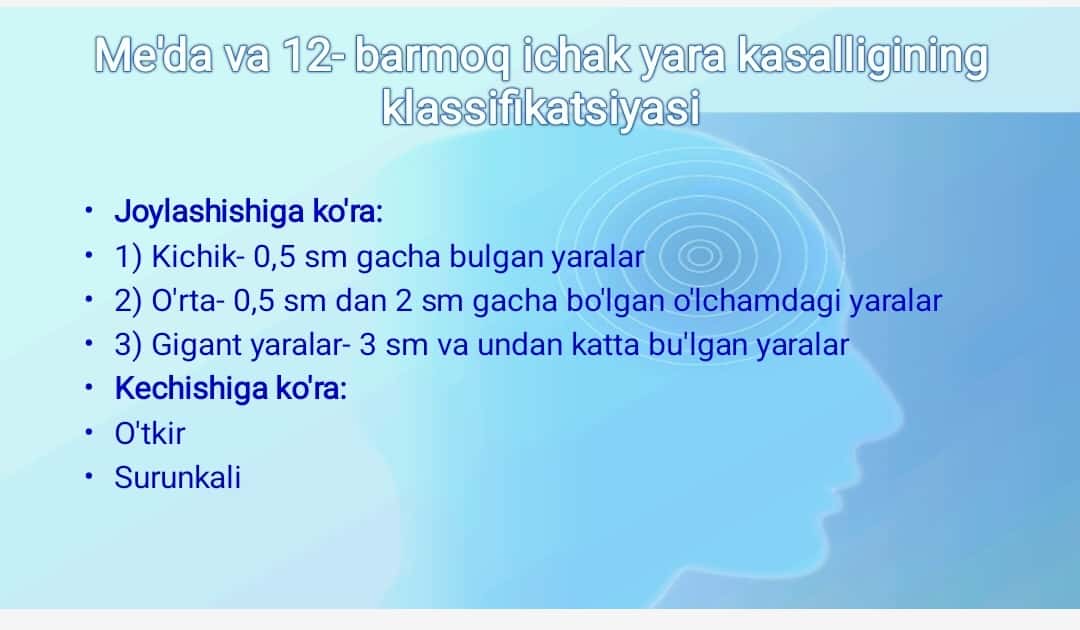 Me'da va 12 barmoq ichak yara kasalliklari 1