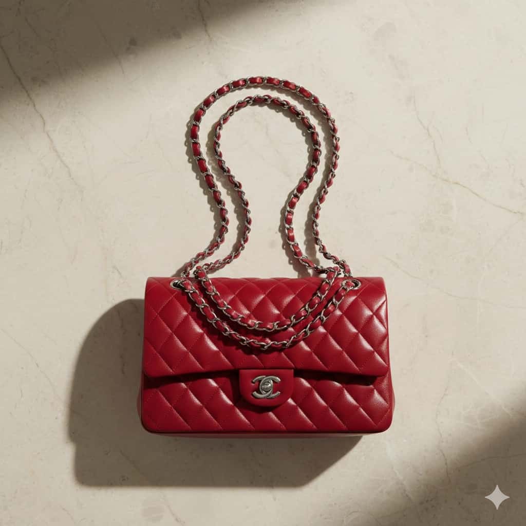 Chanel qizil sumka 1