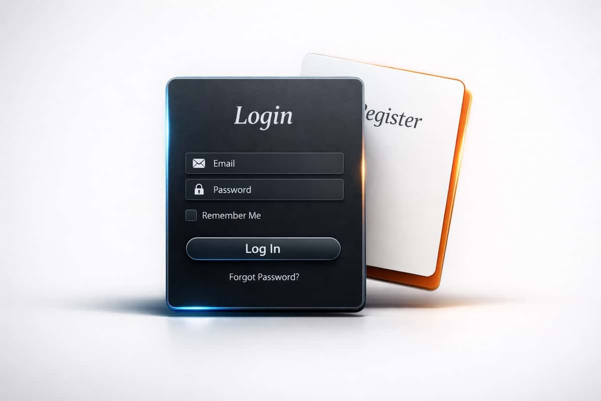 Web dizayn | Login va Registration 1