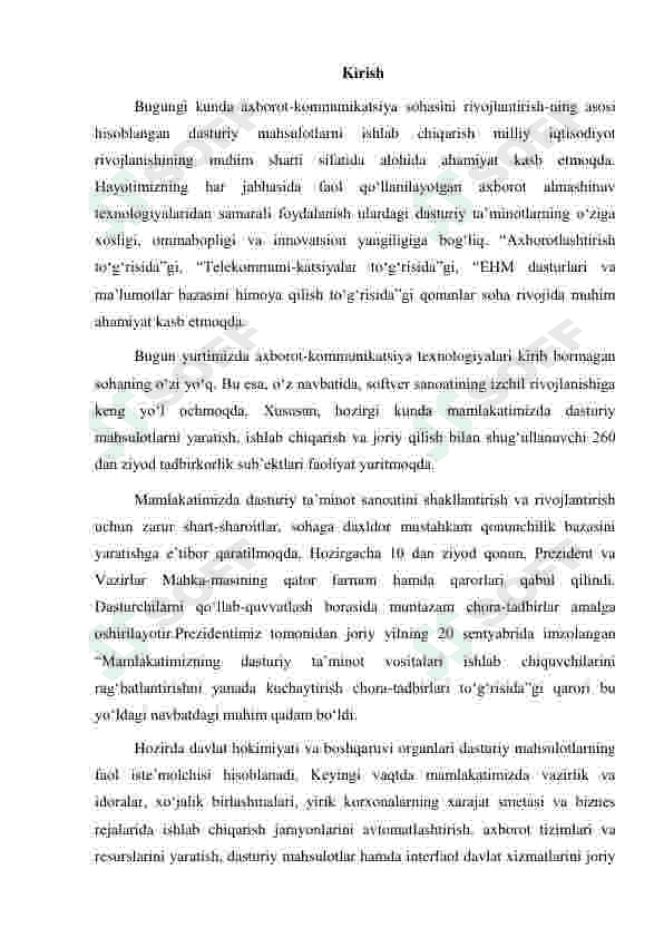 DORIXONA ISHINI AVTOMATLASHTIRUVCHI DASTURIY MA’LUMOTNI YARATISH 3