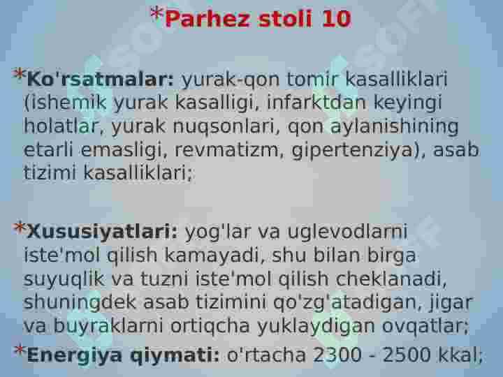 PARHEZ STOLI - 10 3