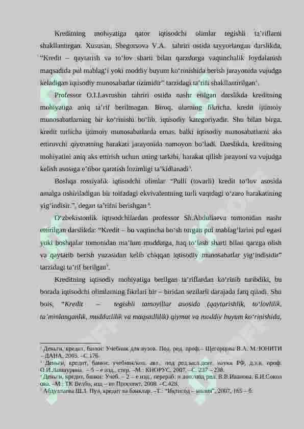 KREDITNING ZARURLIGI, FUNKSIYALARI, TURLARI VA SHAKLLARI 3
