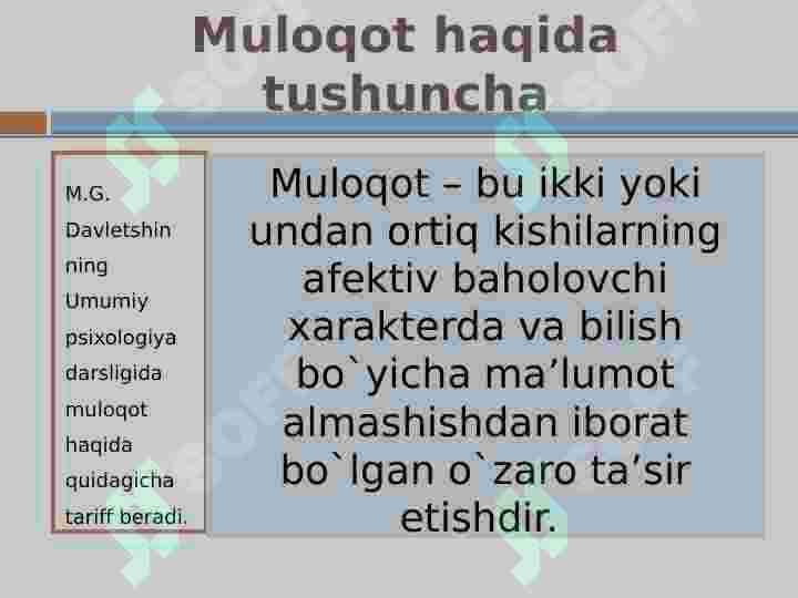 Muloqot psixologiyasi 3