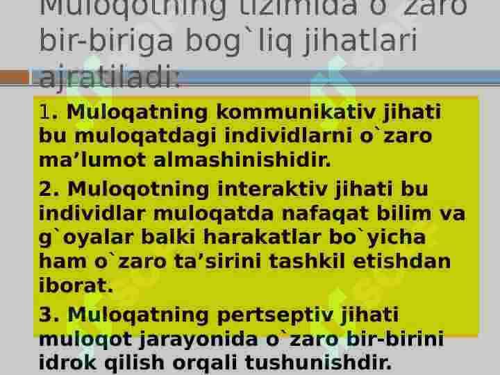Muloqot psixologiyasi 5