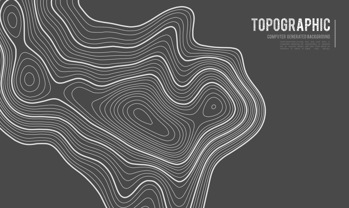 Kulrang konturlar vektor topografiyasi geografik tog 'topografiyasi vektori | Grey contours vector topography geographic mountain topography vector 1