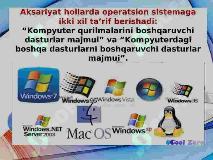 tarmoq operatsion tizimlari 2