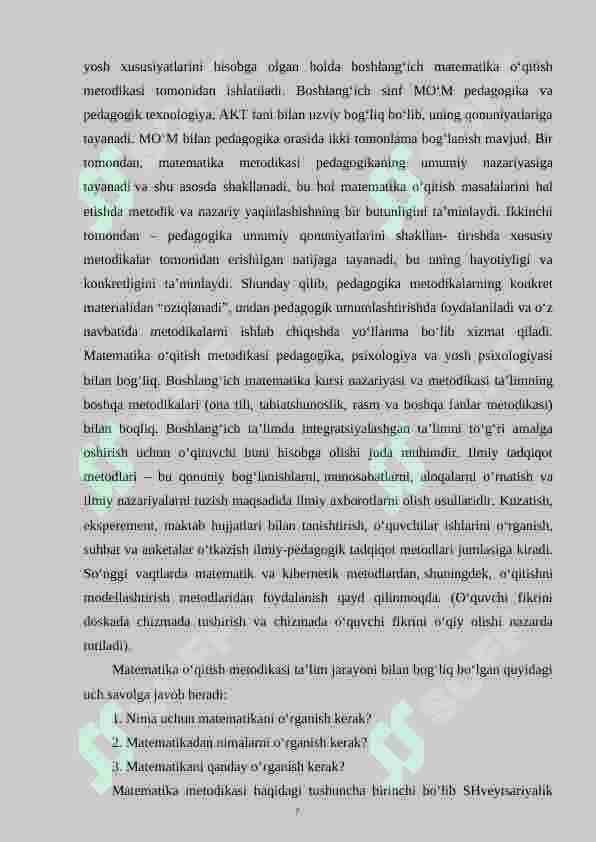 3-sinf o‘quvchilariga vaqtga doir masalalarni yechishni o‘rgatishda didaktik o‘yinlardan foydalanish 7