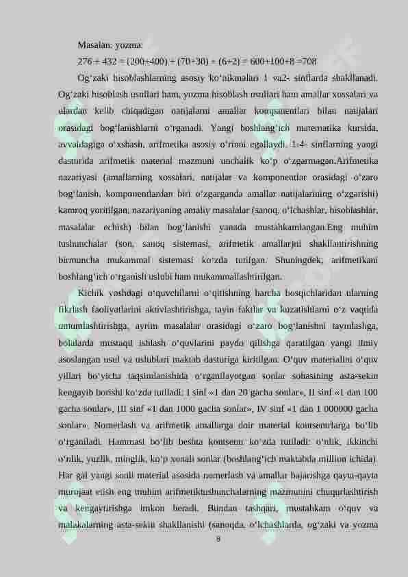 Boshlang‘ich sinf matematika darslarida arifmetik amallarni o‘rgatishda o‘quvchilarni mehnatsevarlik ruhida tarbiyalash 7