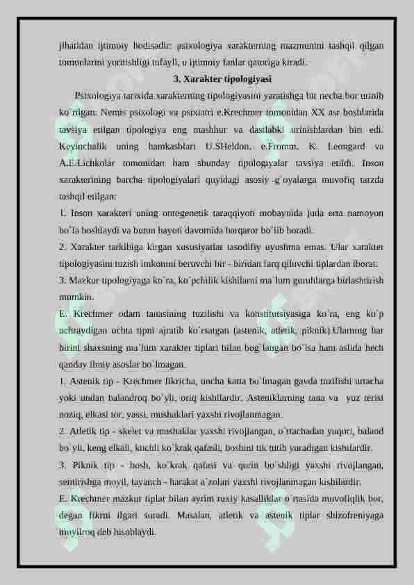 Xarakter haqida tushuncha 3
