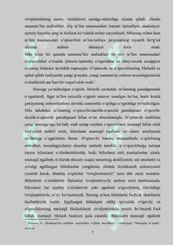 4-sinf matematika darslarida axborot texnologiyalaridan foydalanish 7