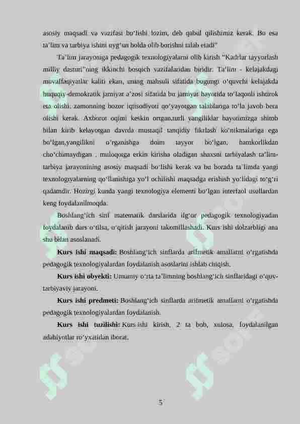 2-sinf o‘quvchilariga arifmetik amallarni o‘rgatishda multimedialardan foydalanish 5