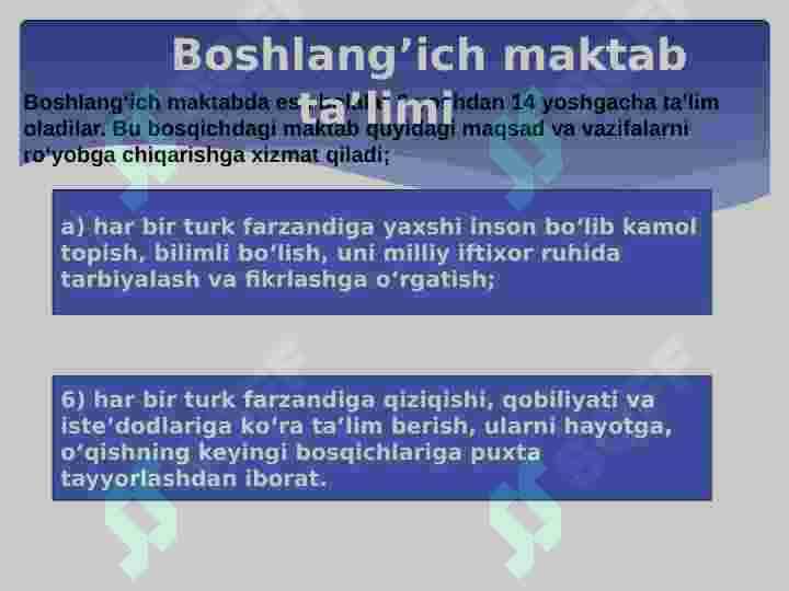 Turkiya ta'lim tizimi va boshqa mamlakatlardan farqi 6