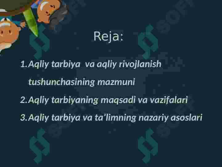 Bolalarda aqliy tarbiya 2