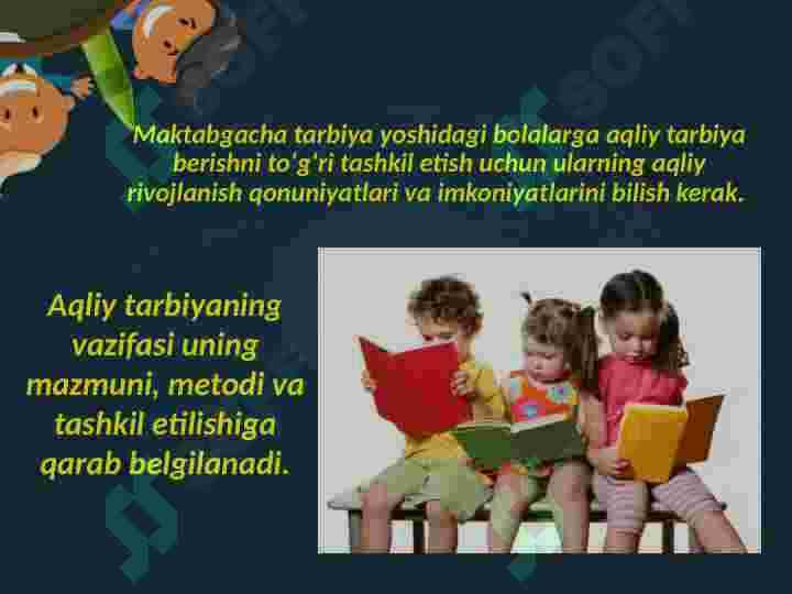 Bolalarda aqliy tarbiya 7