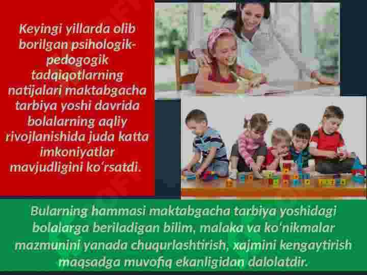 Bolalarda aqliy tarbiya 8