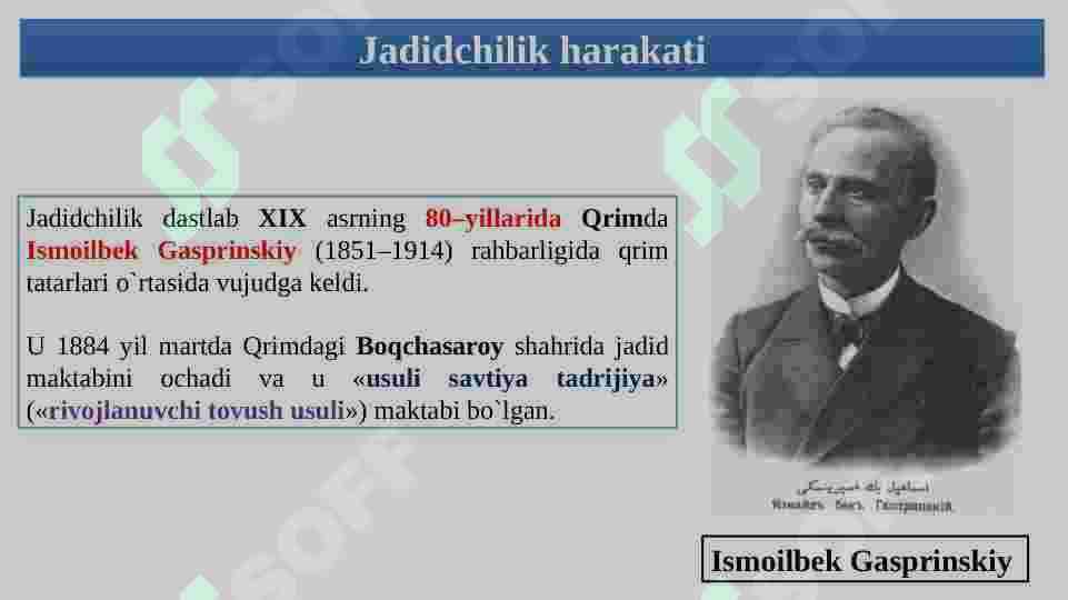 Jadidlar harakatining vujudga kelishi 3