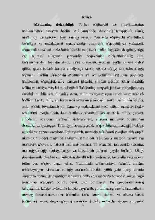 Boshlang‘ich sinfda tovush va harflar haqida tushuncha berish usullari 3