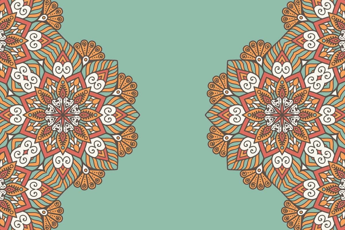 Hashamatli bezakli mandala dizayni fonida oltin rang vektori | Luxury ornamental mandala design background gold color vector 1