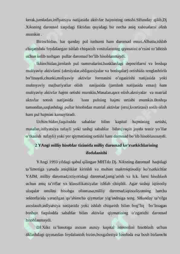MILLIY DAROMAD VA MILLIY HISOBLAR TIZIMIDAGI BOSHQA DAROMAD KO’RSATKICHLARI 4