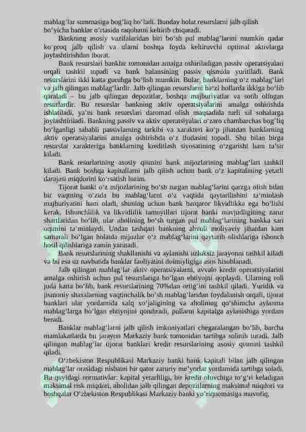 Tijorat banklarining operasiyalari 7