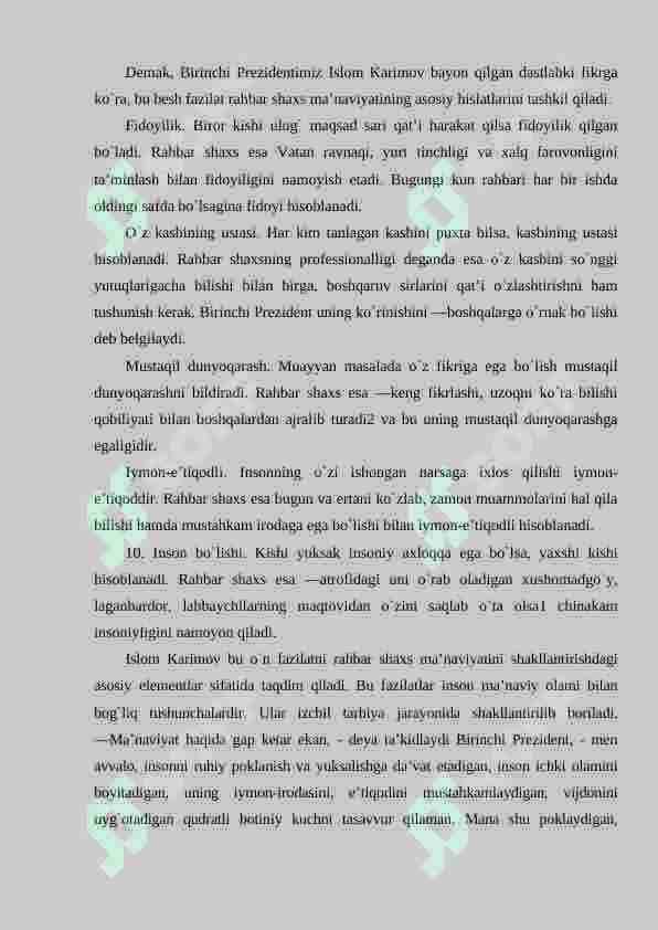 Davlat xizmatchisi etikasining mezonlari 3