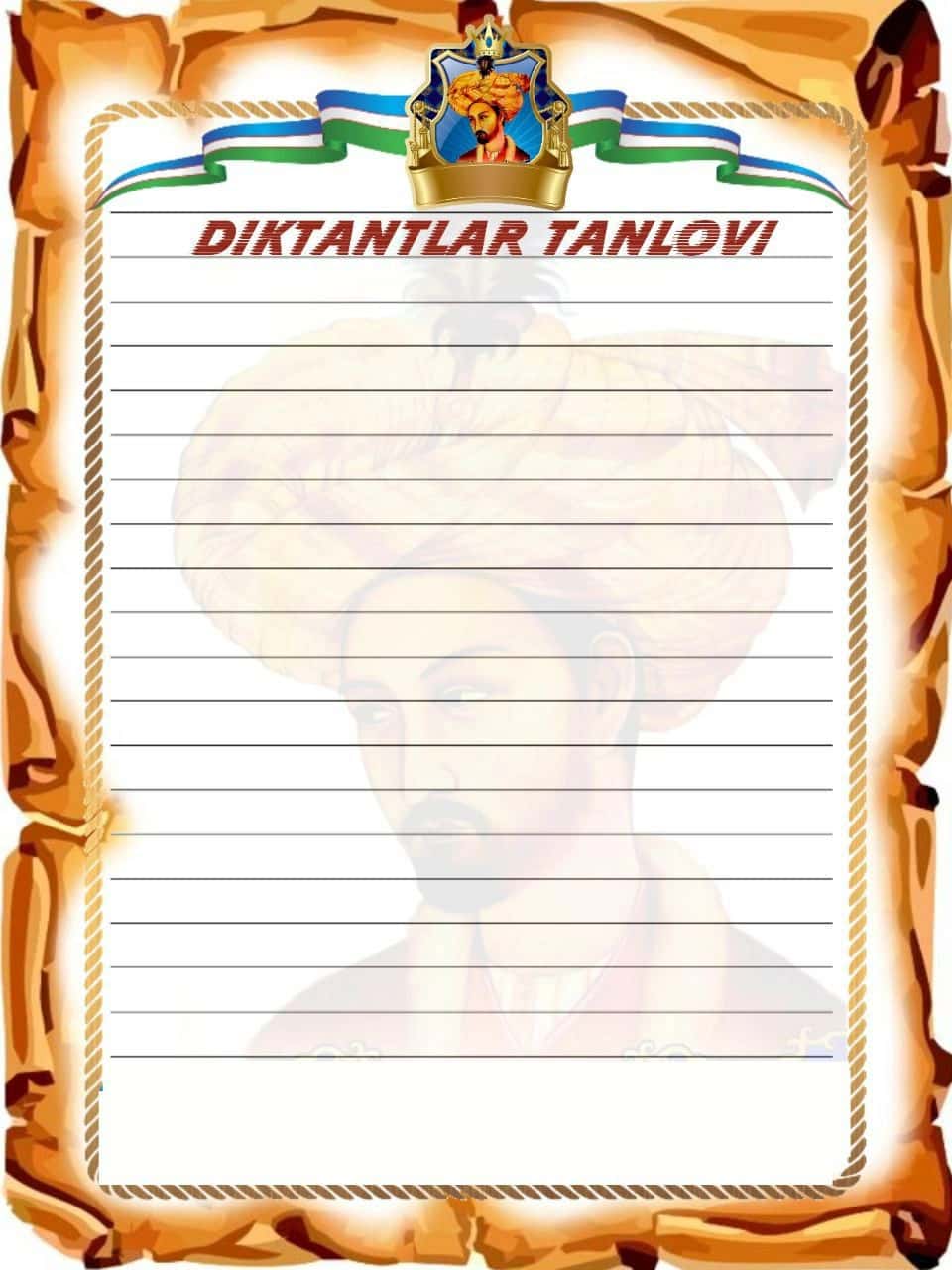 Diktant tanlov 2