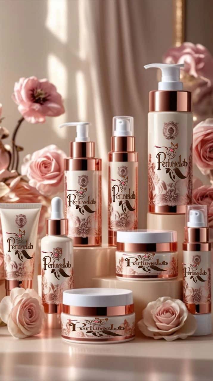 Perfumelab – Premium Parfyumeriya Qadoqlash Dizayni (Logo + Box + Label) 2
