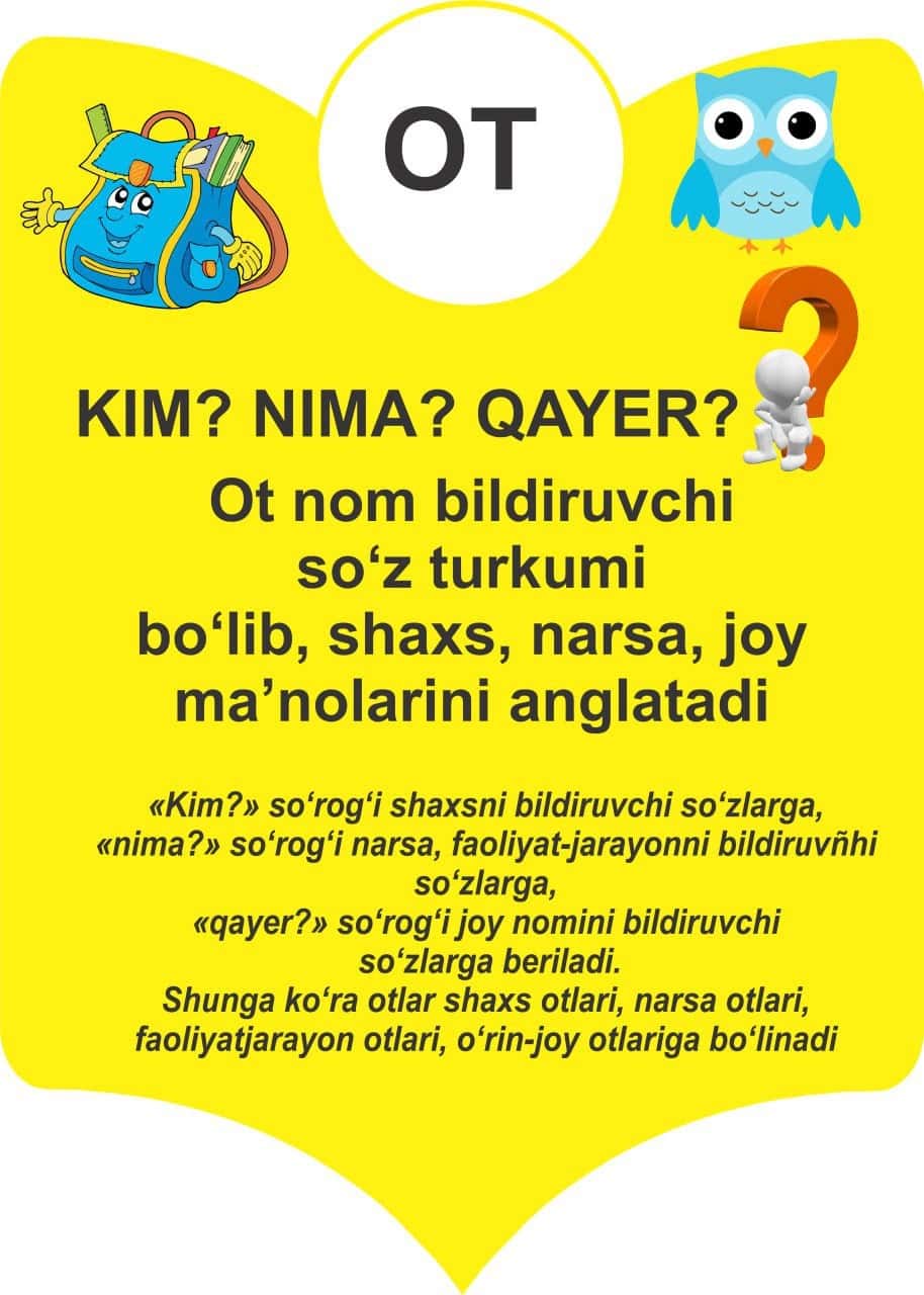 So'z turkumlari 1