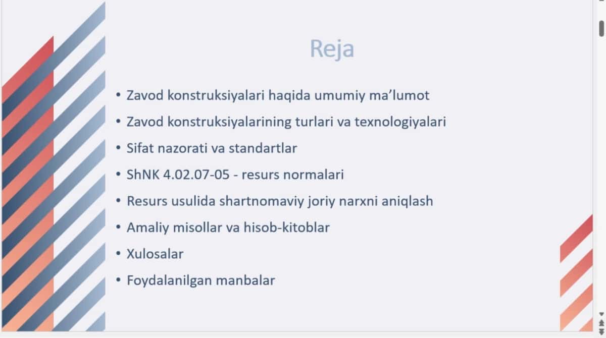 Qurilish sohasi uchun mos shablon 2