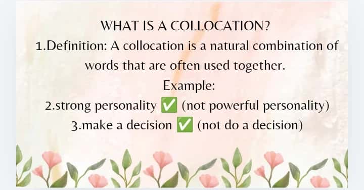 Collacation for personality 2