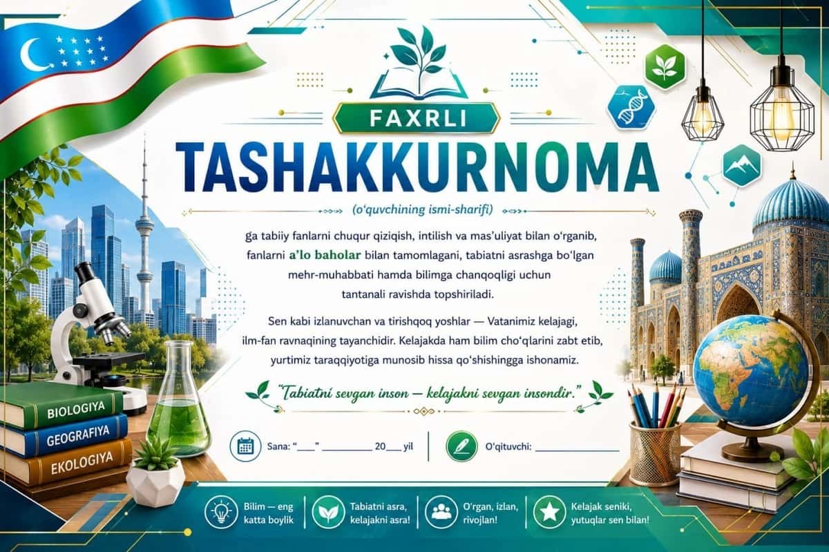 Tashakkurnoma 2