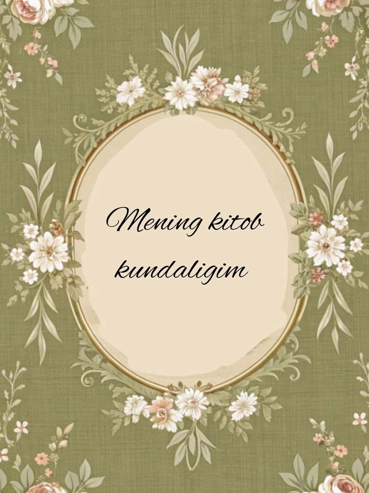 Kitobxonalar uchun kundalik 1