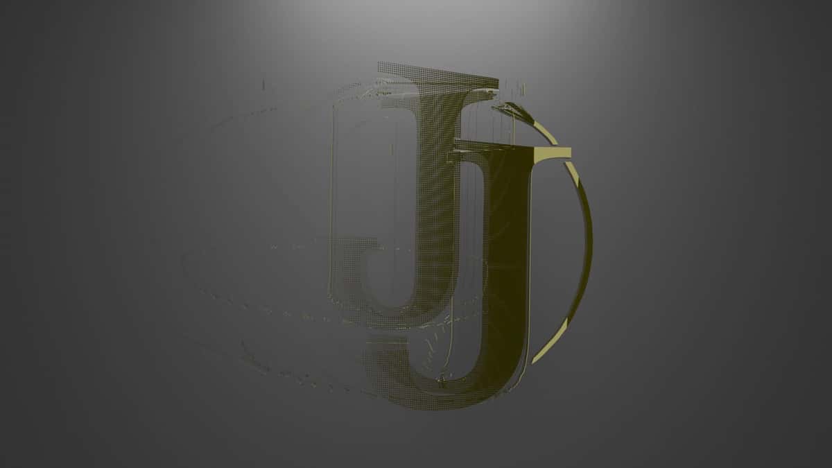 Готовый анимированный шаблон появление логотипа (Logo Reveal) для Blender (Cycles). 2