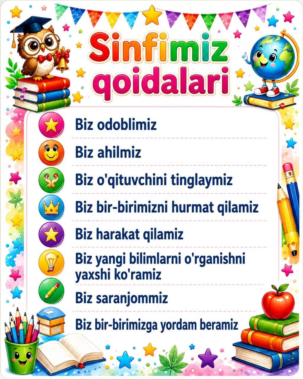 Sinf burchagi 2