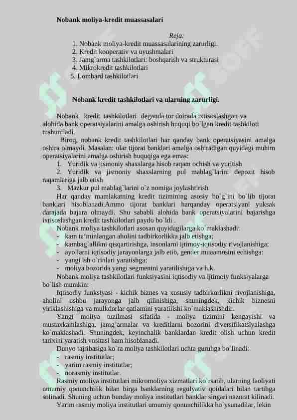 Nobank moliya-kredit muassasalari 1