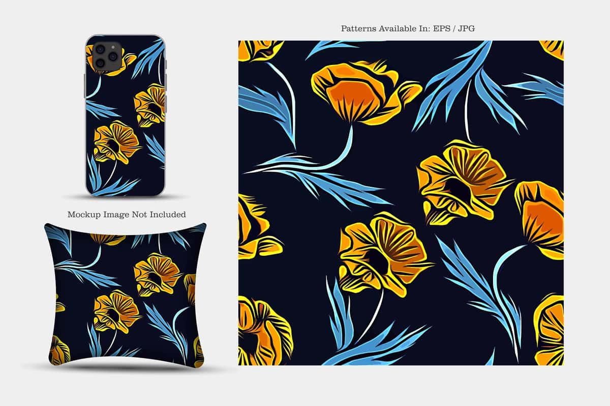 Chop etiladigan vektorli muqova naqshli telefon qog'ozi to'qimachilik devor qog'ozi illyustratsiyasi | Printable vector cover pattern phone paper textile wallpaper illustration 1