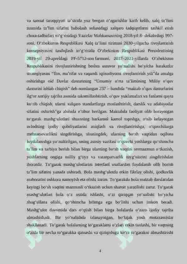 1-4-sinflar uchun to‘garak rejasini tuzish usullari 4