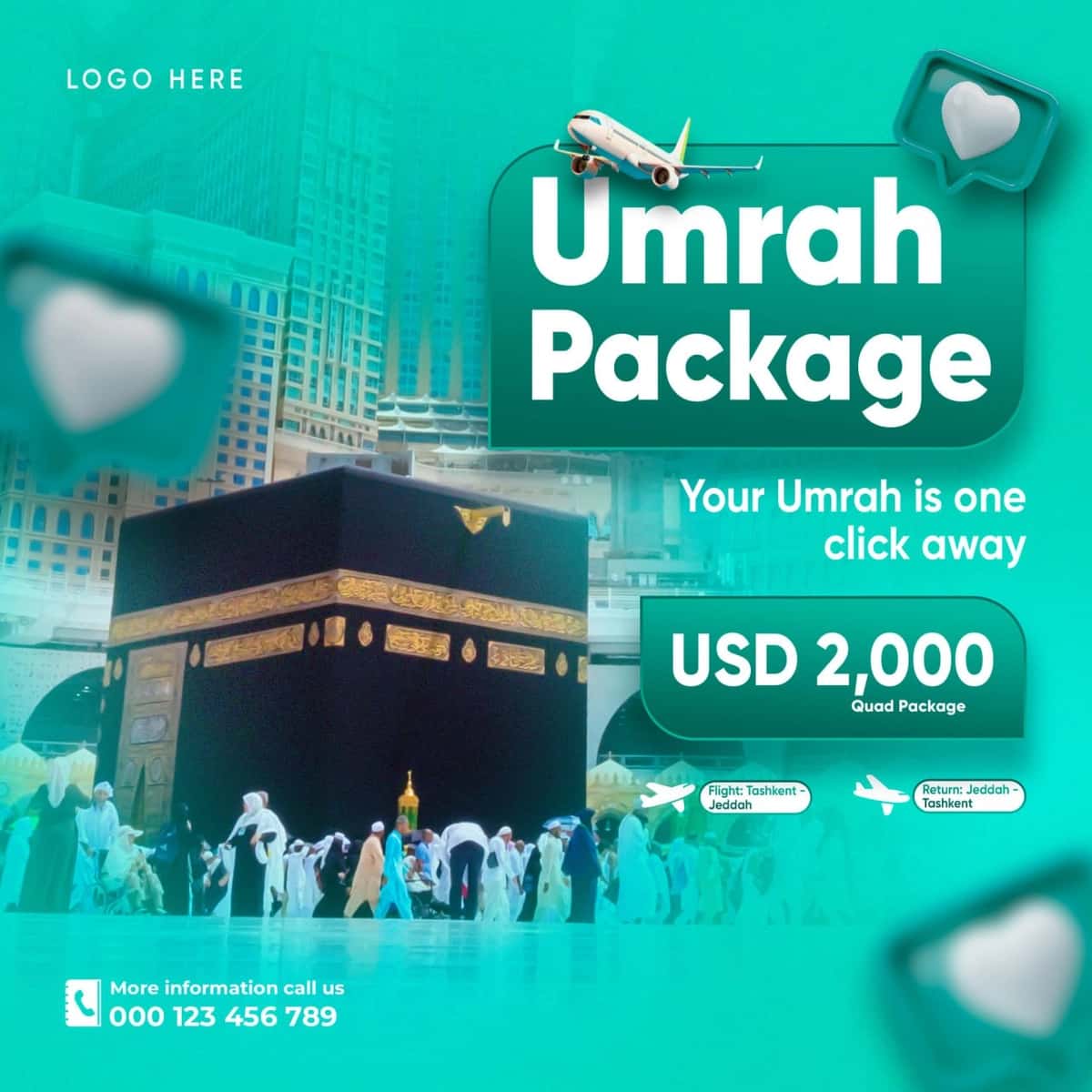 Umrah Travel Poster 2