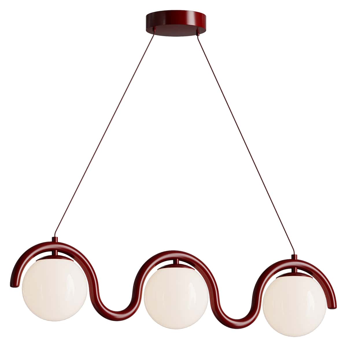 Lenox Linear Ball Pendant Lamp 3 heads 1