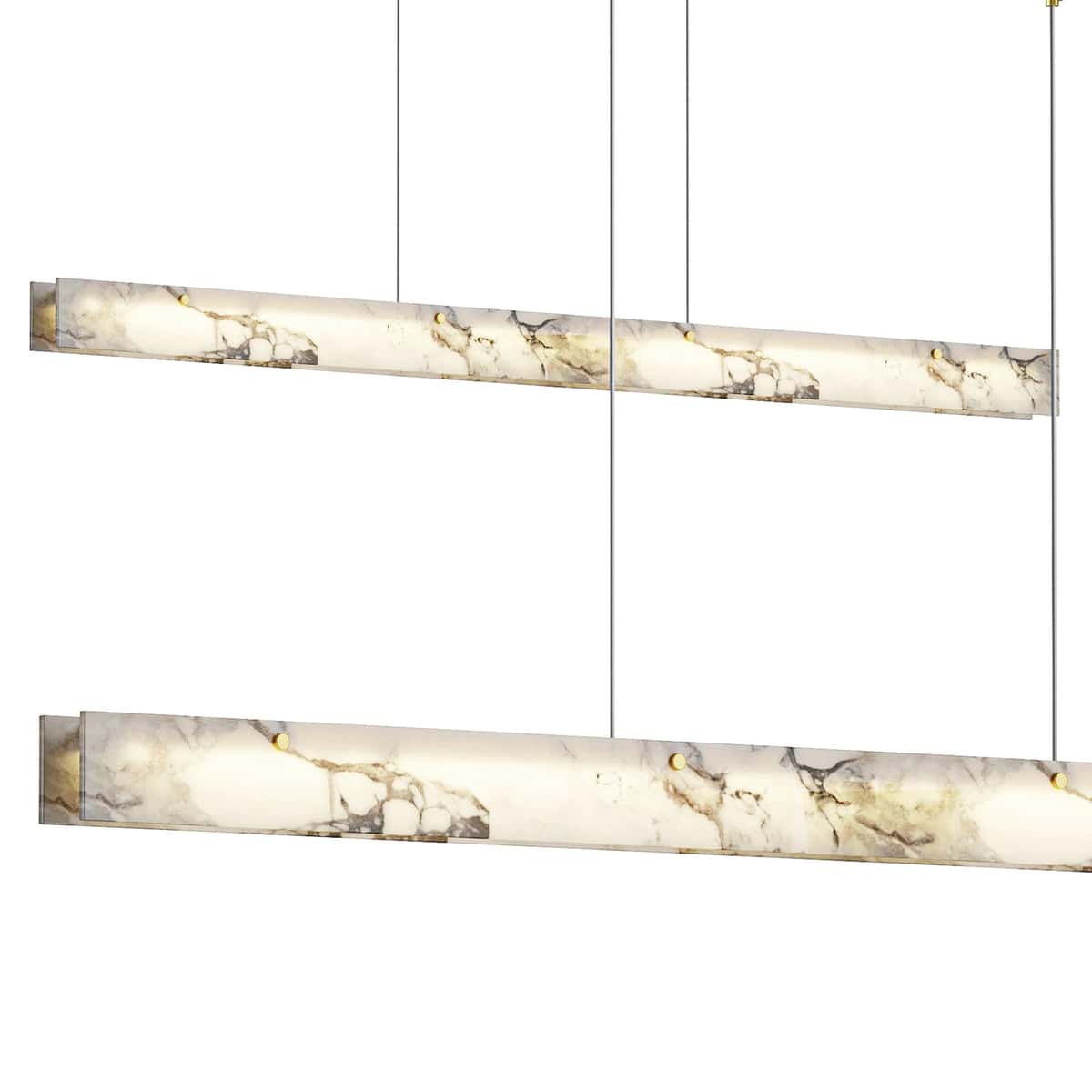 WOMO Linear Alabaster Chandelier 1