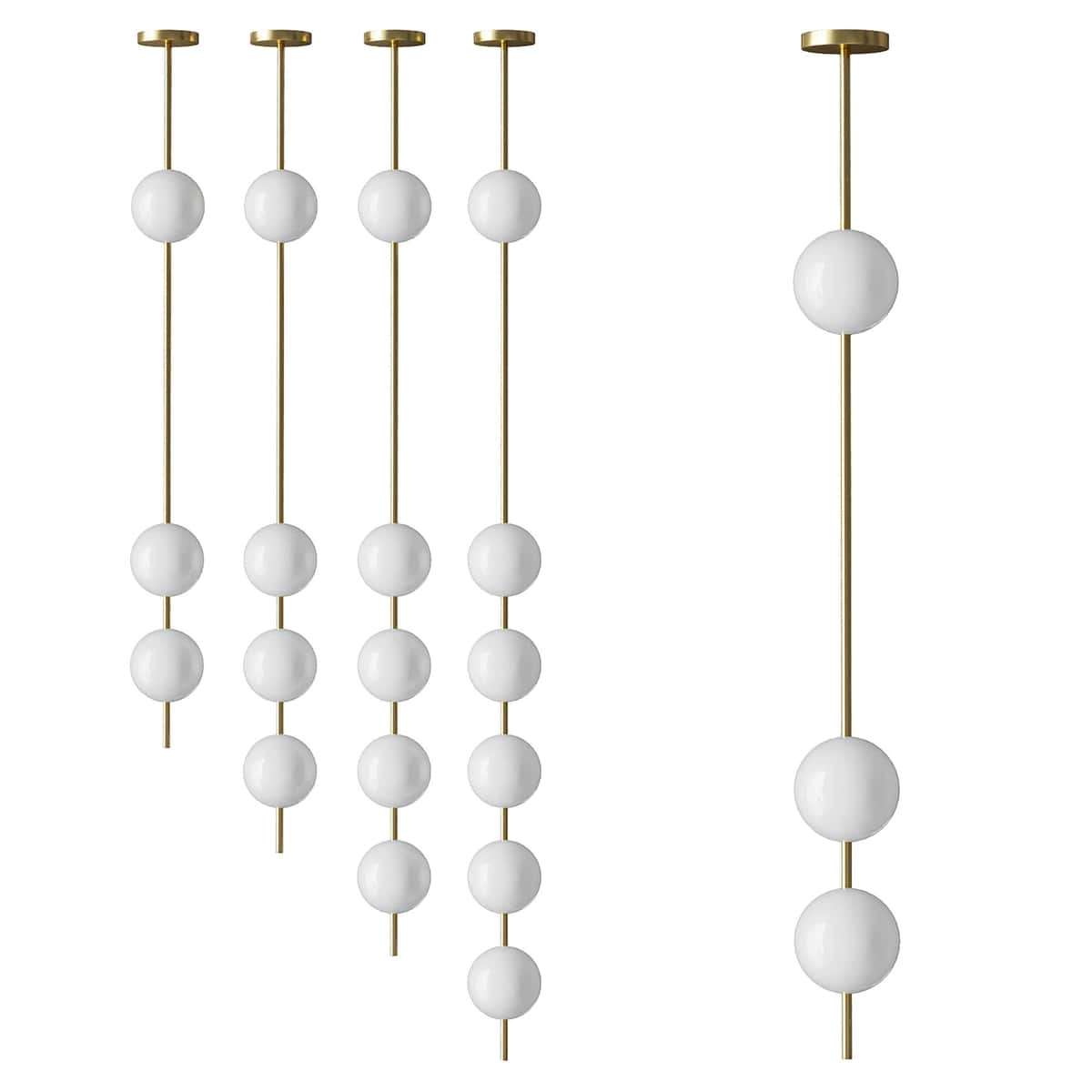 Vertical Balls Pendant Lamp 1