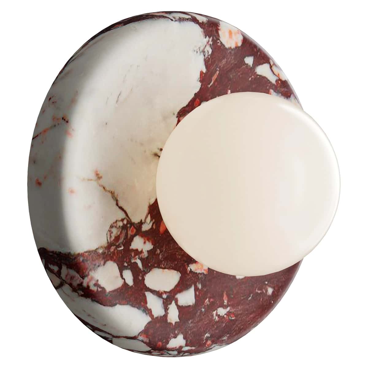 Orli Red Marble Sconce 1
