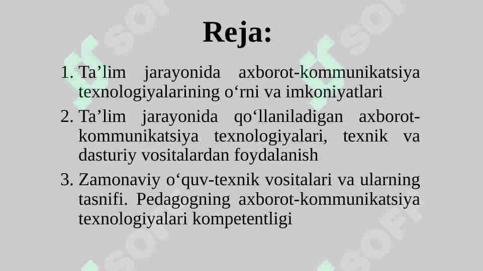 Taʼlim jarayonida axborot kommunikatsiya texnologiyalari oʻrni 1