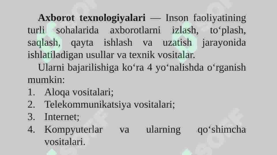 Taʼlim jarayonida axborot kommunikatsiya texnologiyalari oʻrni 8