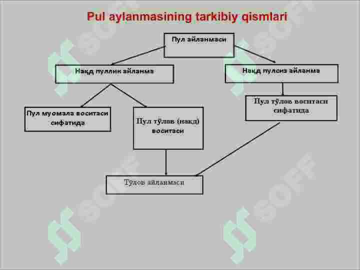 Pul aylanmasi va uning tarkibi 6