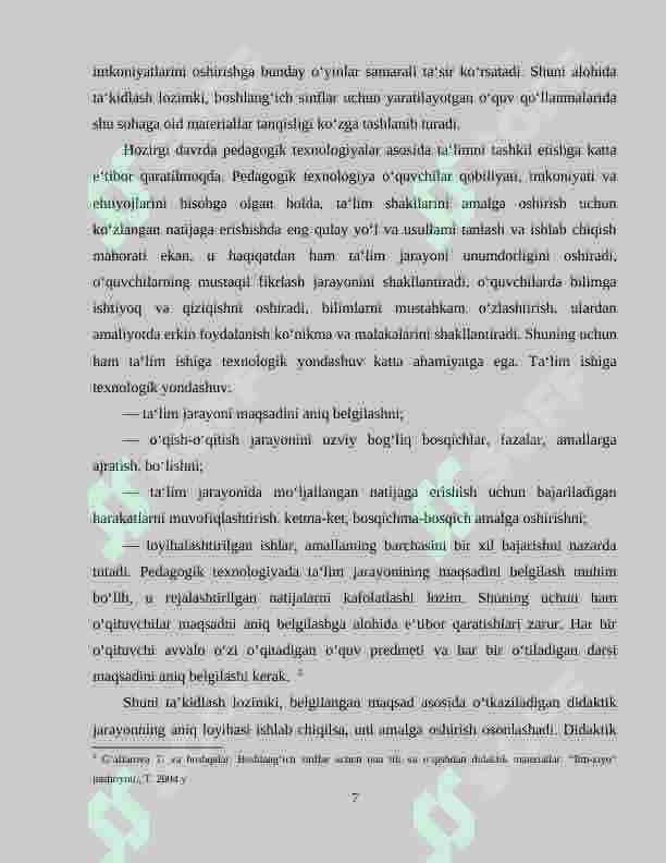 Boshlang‘ich sinflarda savod o‘rgatish davrida didaktik o‘yinlardan foydalanish 7