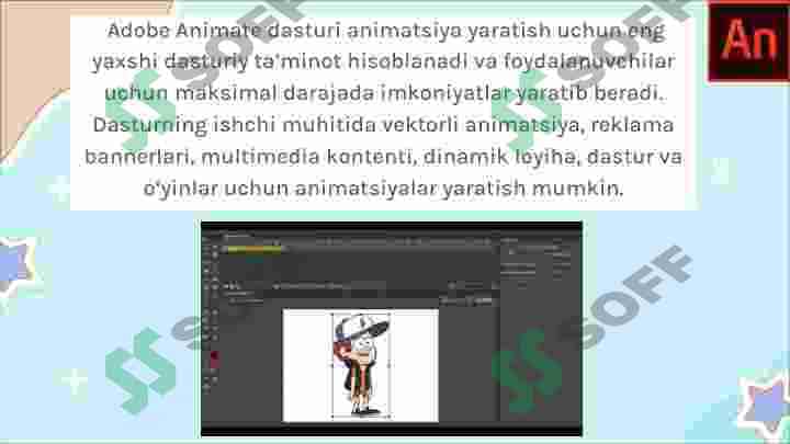 ADOBE ANIMATE DASTURINING INTERFEYSI VA USKUNALAR PANELI 2