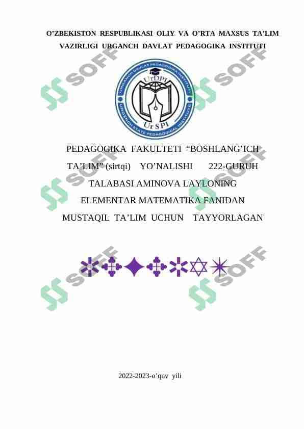 Harakatga doir masalalarning turlari. Harakatga doir masalalarning bajarish usullari. 1